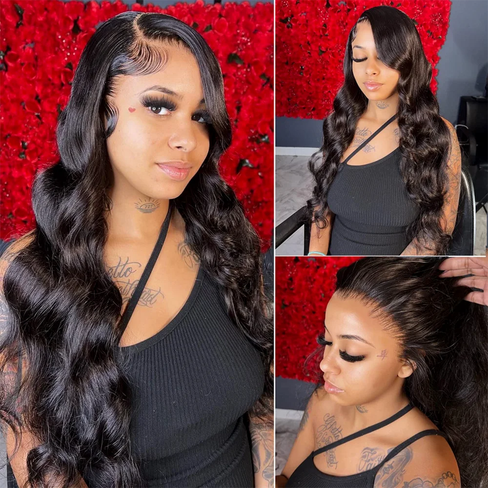 Body Wave Lace Front Pruik Transparante 13X4 13X6 Hd Lace Frontal Pruik Braziliaanse Pre Geplukt 360 full Lace Menselijk Haar Pruiken Voor Vrouwen