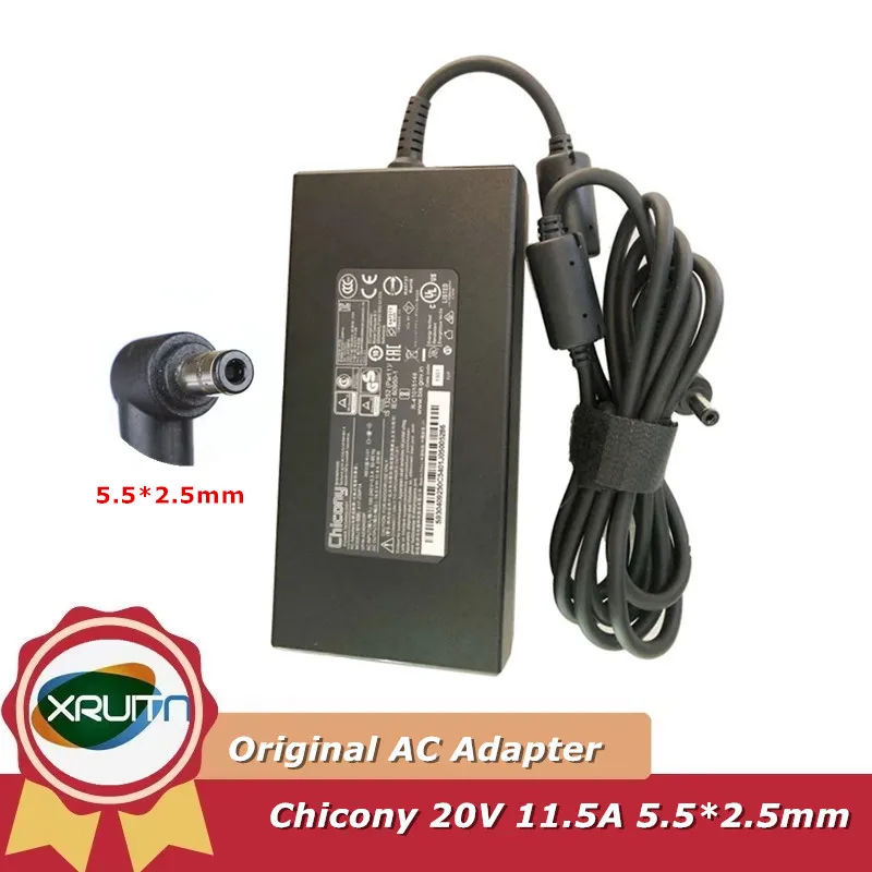 

Новый оригинальный Chicony 230 Вт 20 В A17-230P1B A230A038P зарядное устройство переменного тока для MSI WS76 11UK-470/i7-11800H A17-230P1B блок питания
