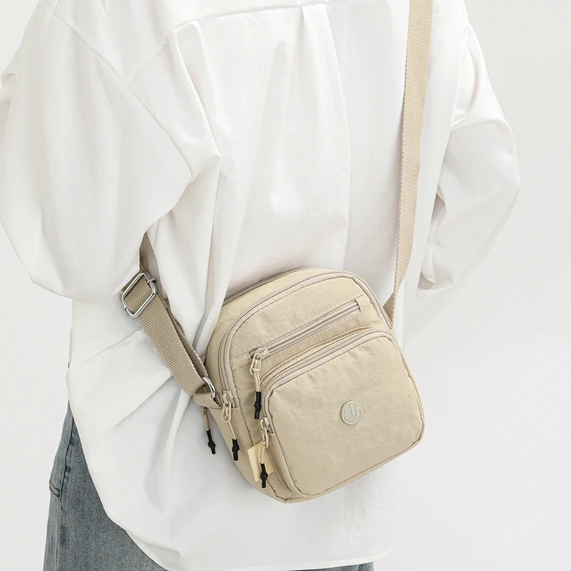 Leichte Oxford-Umhängetasche für Damen – Umhängetasche mit mehreren Taschen, ideal für Geschäftsreisen und Reisen – Detail 21