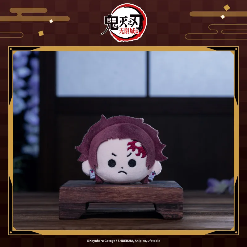 In Stock Giyu Tomioka、Tanjiro Kamado Plush Keychain Tanjirou Tomioka Cute Soft Strap Anime Collectible Pendant Accessory