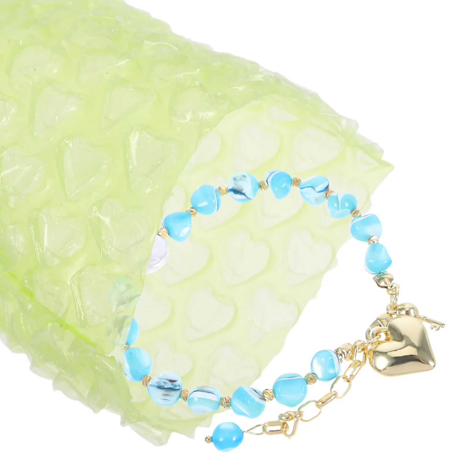 100Pcs Heartshaped Bubble Envelope Thickened Padded Bag for Fragile Items Shipping Protection Mailing Supplies