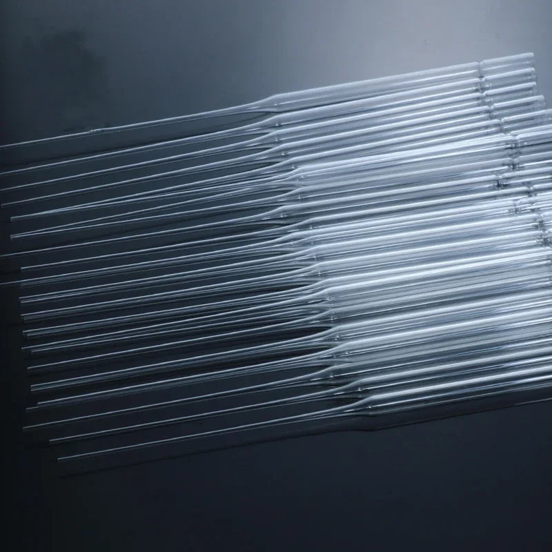 Glass Pasteur Pipettes Latex Dropper 150mm 230mm Extended Pasteur Pipettors Sampling Tube Rubber Tipped Dropper