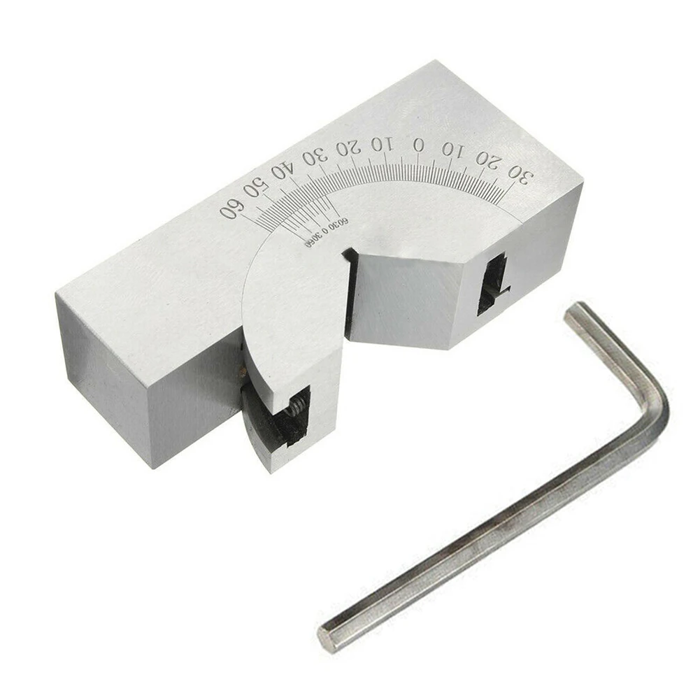1 st Verstelbare Hoek Blok V-Block Frezen Setup 60 Graden Hoekmeter KP25 Tool Precisie Gereedschap Vervanging Accessoires