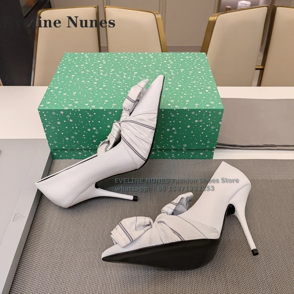 

Knife Chemise Black Shallow Pumps Pointed Toe Stiletto Solid Patchwork Slip On Women Elegant Shoes Party Dress Luxury 2024 Trend