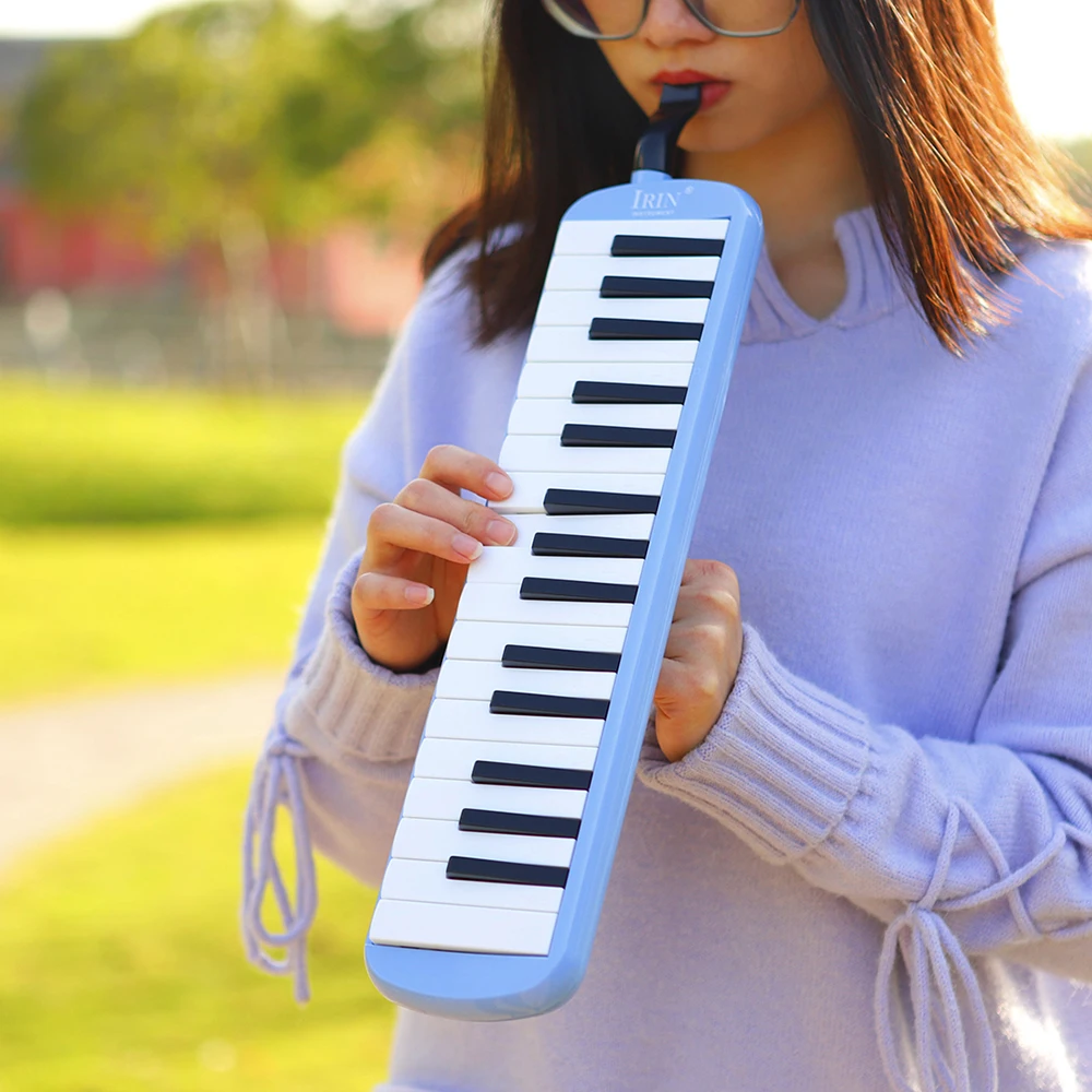 32/37 Keys Melodica Piano Keyboard Style Musical Instrument Harmonica Mouth Organ With Carrying Bag Mouthpiece Educational Gif