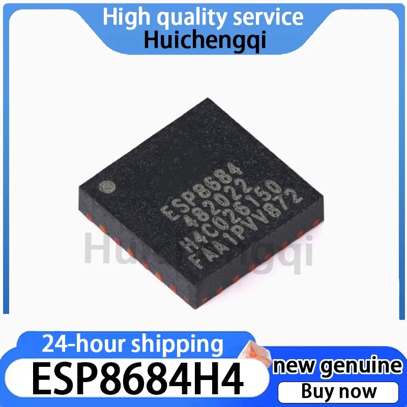 1PCS ESP8684H4 QFN-24 Wi Fi+Bluetooth 5.0 4MB Flash 32-bit Single Core MCU Chip
