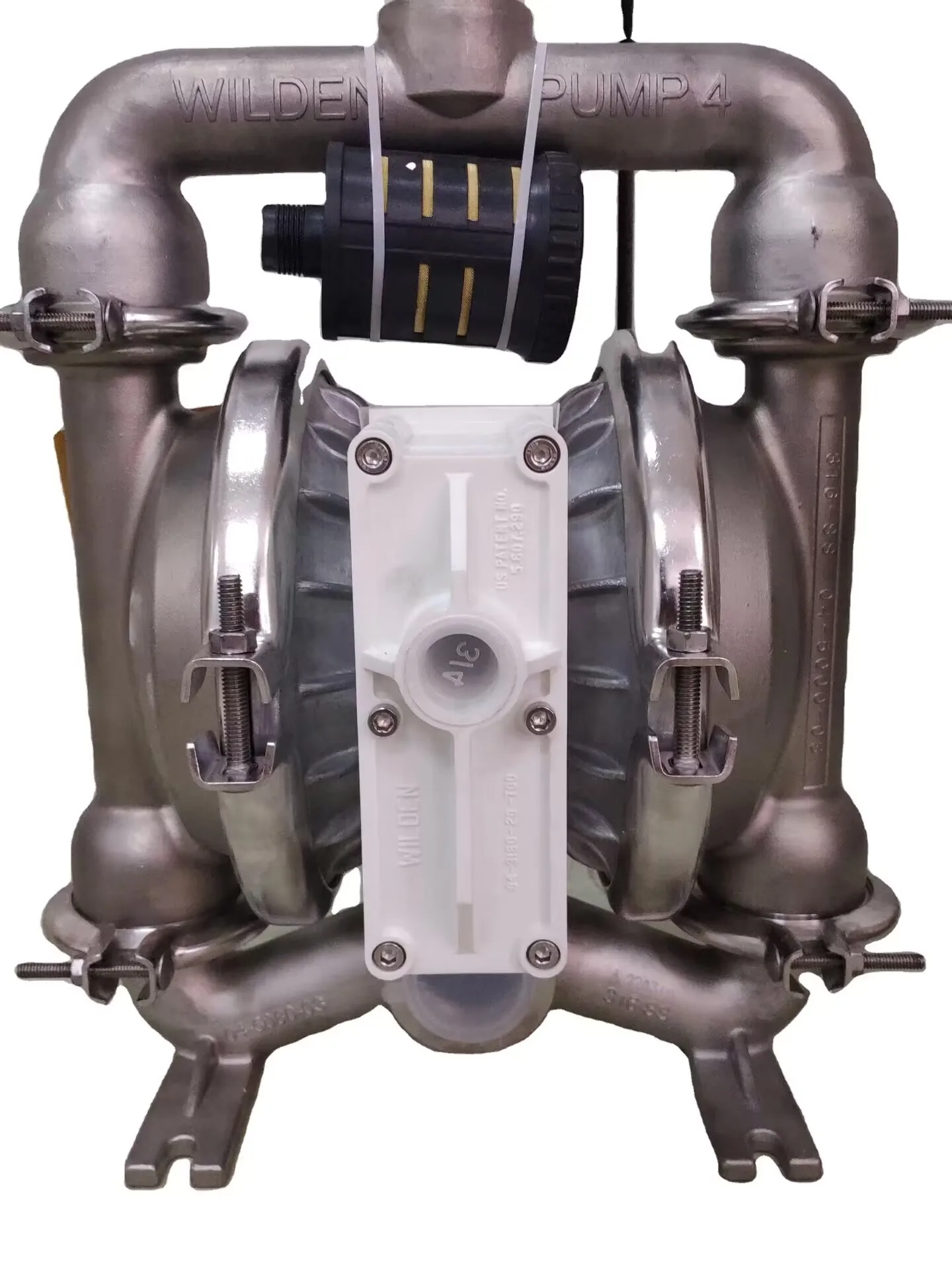 مضخة غشائية هوائية مزدوجة ستانلس ستيل 1.5 بوصة P4/SSAPP/TNU/TF/STF/0014 تعمل بالهواء