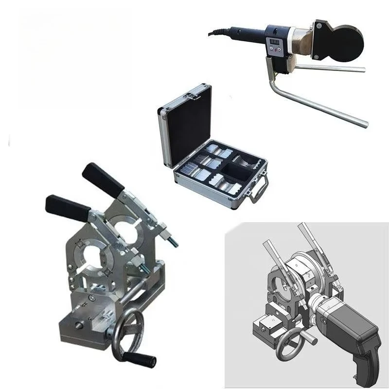 Portable Manual Butt Clamp 75/110 Welding Machine Easy Operation for Tube Welders