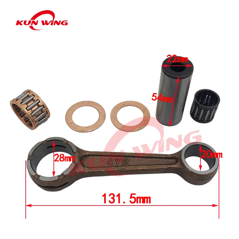 Crankshaft Connecting Rod Kit For YAMAHA DT125 DT 125 DT175 DTK125 RS125 RD135 4Y2-11650-00 - Image 2