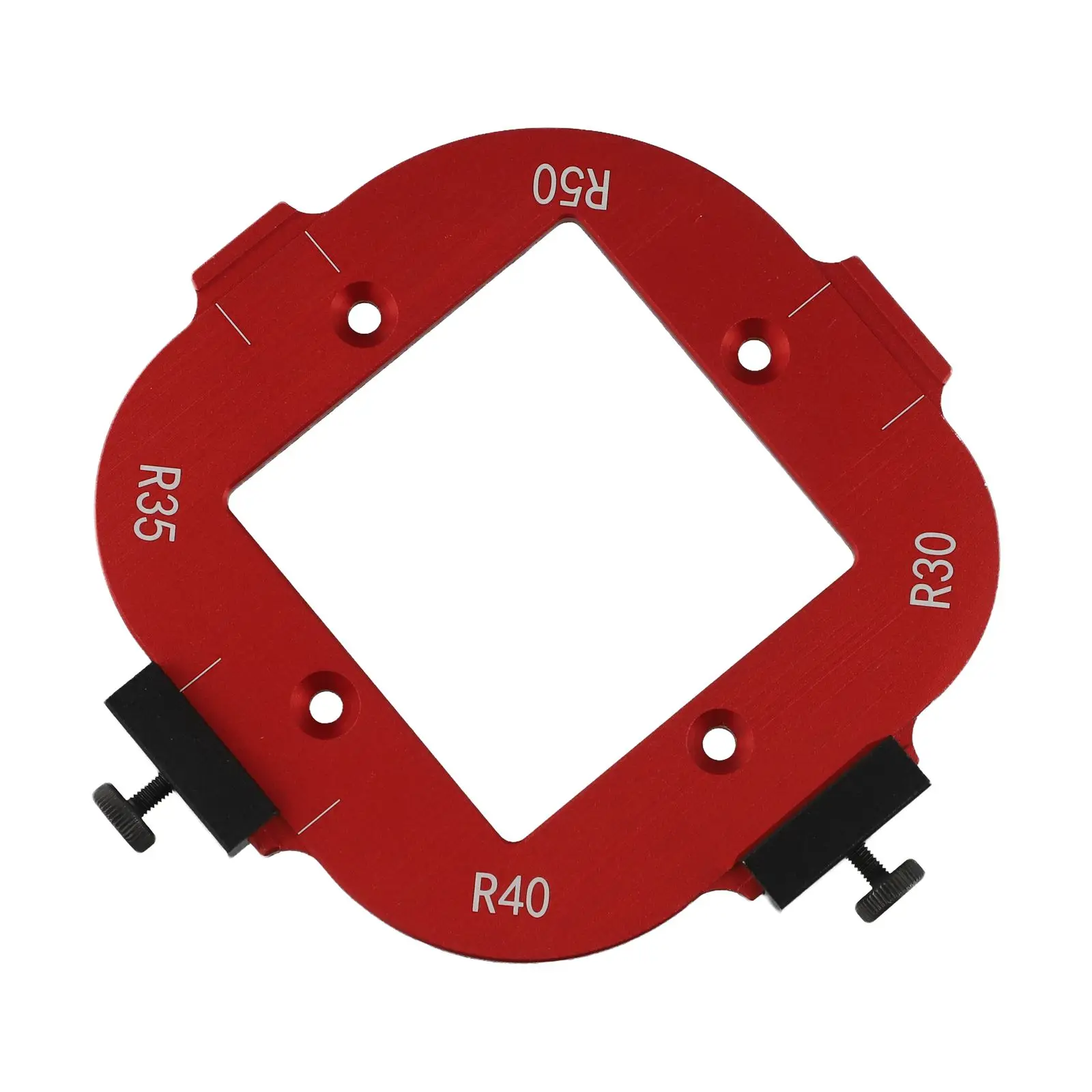 Radius Jig Router Template Corner Radius Routing Guide Router Bit Arc 10-25R 30-50R  Woodworking Round Corner Chamfer Template