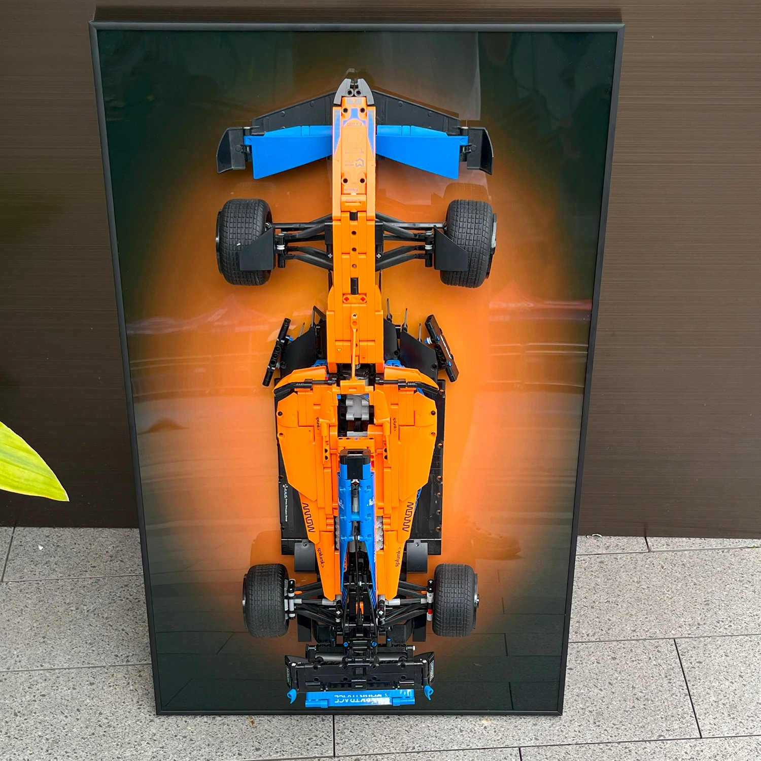 Display Wallboard for Lego 42141 technic mclaren Formula 1,Adult Collectibles for Lego Car Wall Mount Building Blocks