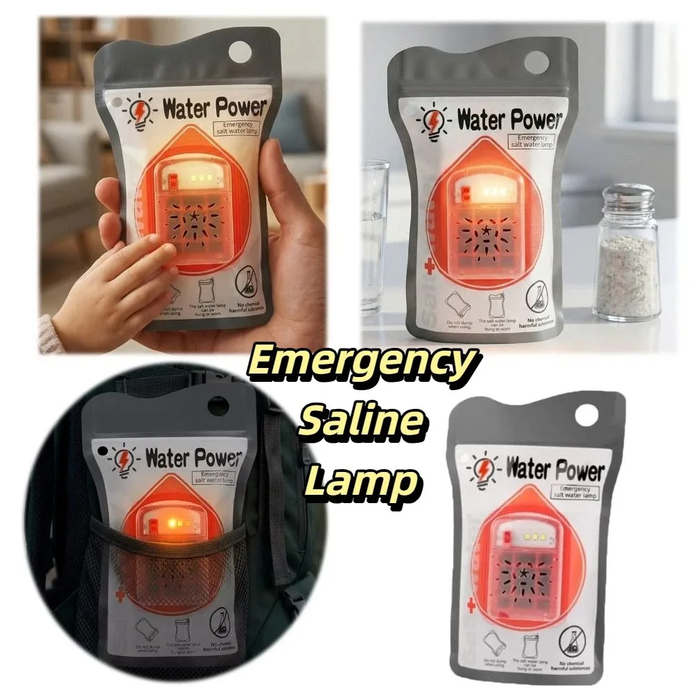 

Новая лампа на 3 светодиодах для соленой воды, срок службы 120 часов, без батареек, аварийная лампа, портативный дизайн, долговечный аварийный светильник для походов.