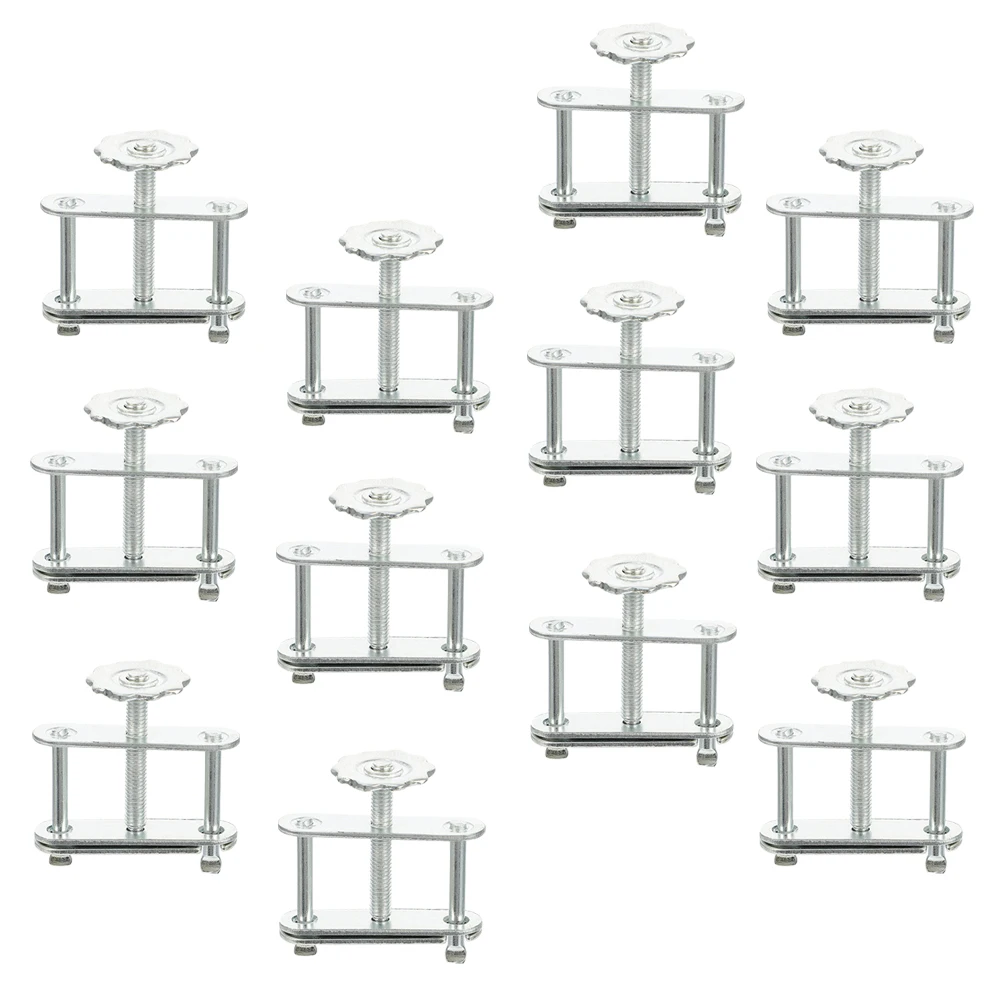12pcs Swivel Screw Adjustable Clamps Flow Control Tubing Clamp For Labs Rust Resistant Ergonomic Grip Strong Load