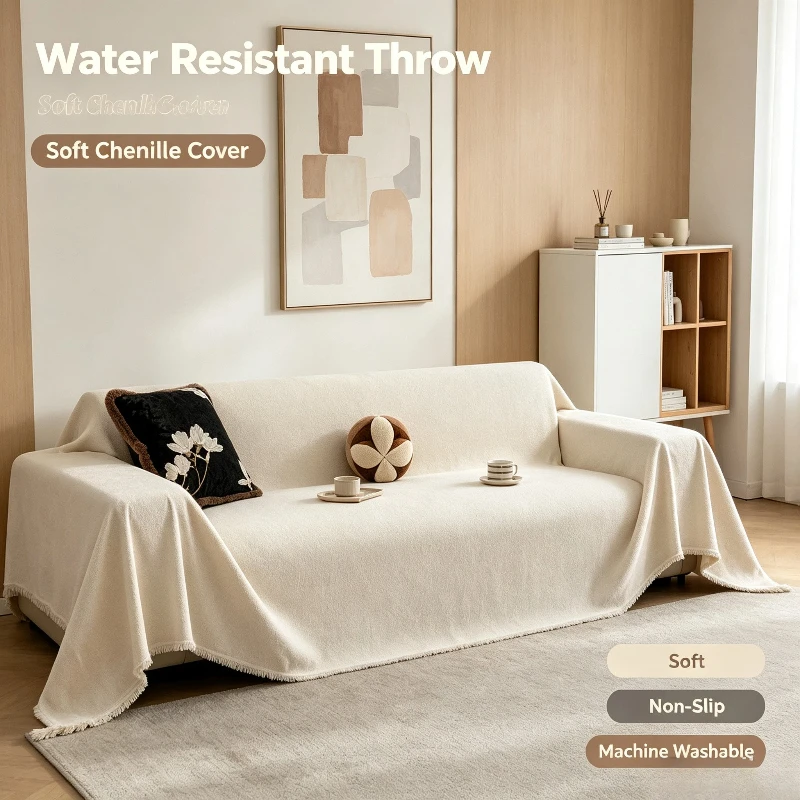 Washer Toss Set - Waterproof Sofa Towel Universal Couch Throw