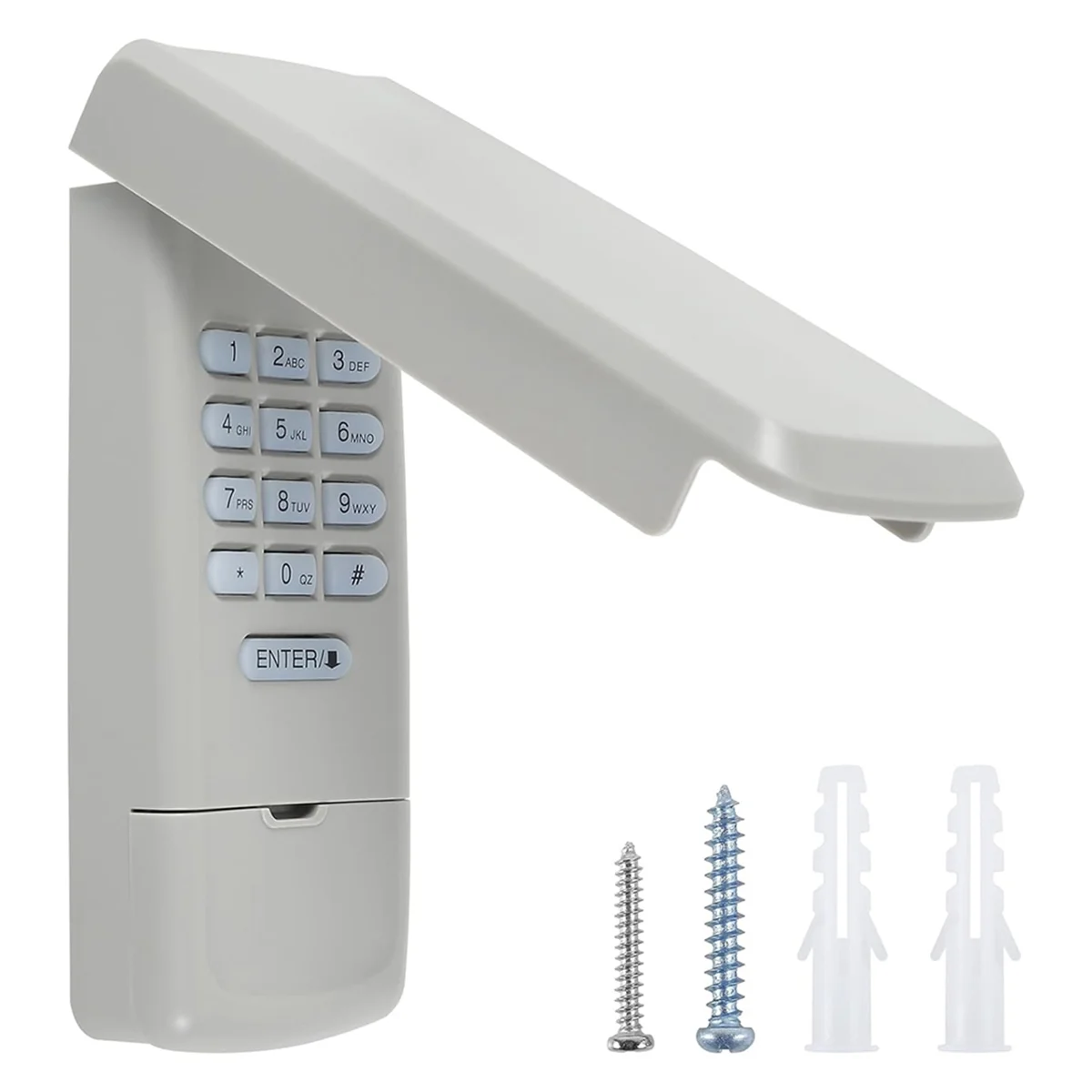 ABSQ-Garage Door Opener Keypad, Wireless Keypad Keyless Entry Compatible for 877MAX 377LM 977LM Wireless Keyless Keypad Safe