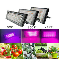 Phyto Lamp AC 110V 220V 50W 200W Phytolamp For Plants Full Spectrum Led Cultivation Plant Grower Indoor Culture Led Grow Lamp