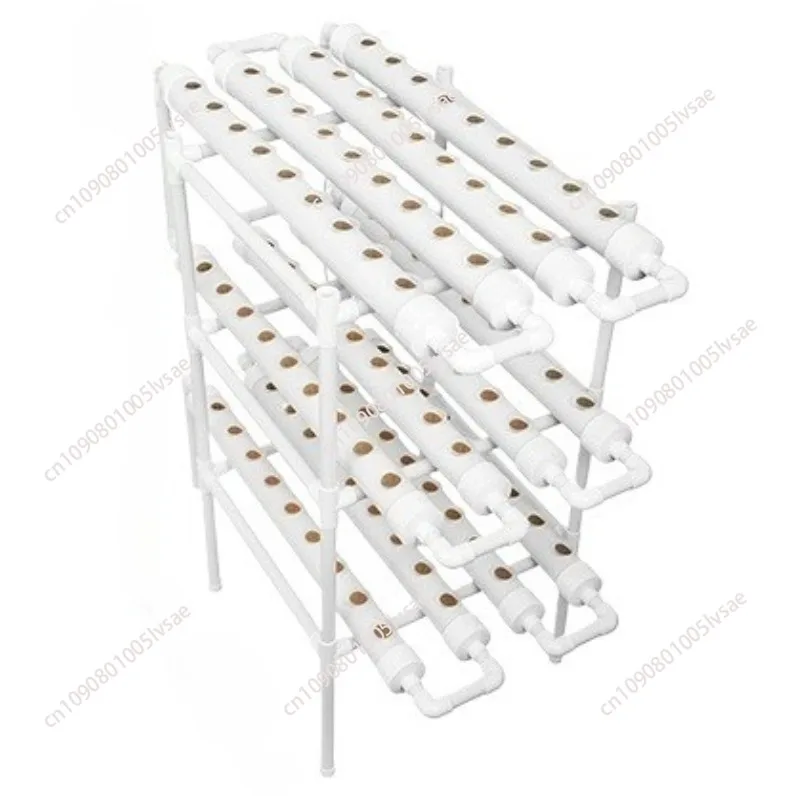 

3-Layer/108 Sites Hydroponics Growing System Kits PVC Pipe Soilless Cultivation Garden Vegetables Herbs Planting Tools