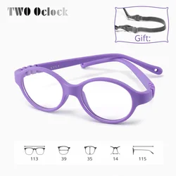 Flexible Unbreakable Kids Eyeglasses Frames Child Optic Prescription Glasses Frame No Diopter Baby Children Eyewear Frames 1-3Y