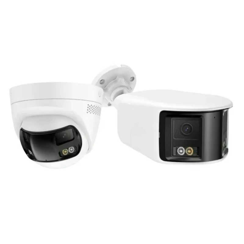 4K 8MP 180 °   Telecamera di rete IP PoE di sorveglianza panoramica Telecamera CCTV audio bidirezionale intelligente a doppia luce intelligente a doppia luce