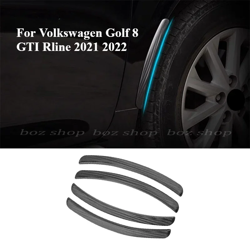 For Volkswagen Golf 8 GTI Rline 2021 2022 Wheel Eyebrow Anti-scratch Sticker Body Decorative Supplies Car Interior Accessories