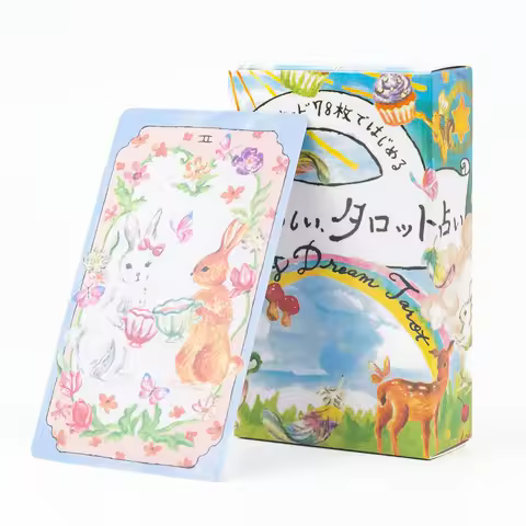 Day Dream Tarot 78Pcs Leisure Entertainment Game Card Family Gathering Divination Deck Board Playing Games 10.3*6Cm