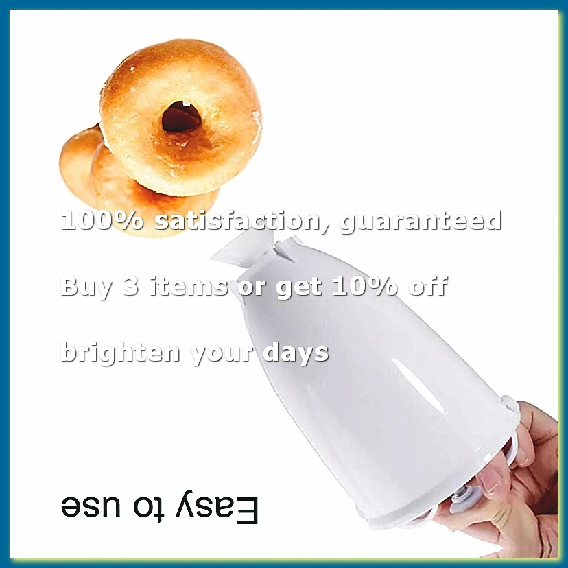 DIY Donut Dough Maker Machine Manual Dispenser Kitchen Utensil Tool