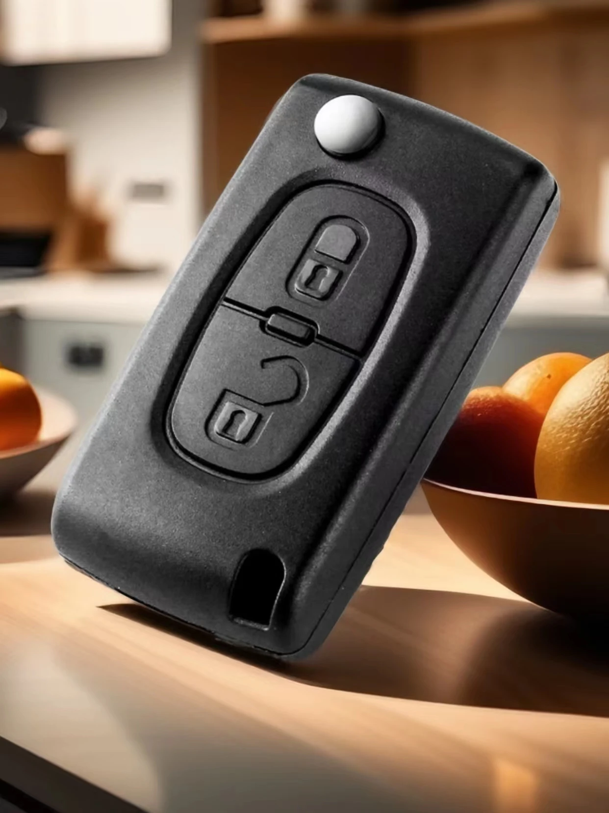jingxin 0523/0536 Autoschlüssel-Gehäuse Ersatz 2 Tasten Klapp-Fernbedienungsgehäuse für Peugeot 307 207 308 Fernbedienungsgehäuse HU83/VA2 Klinge – Detail 7