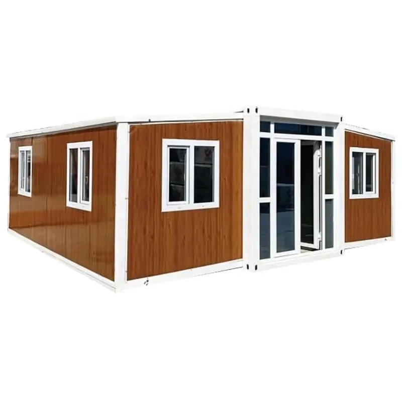 Portable Folding Luxury House Expandable Container House with Bathroom Steel Material