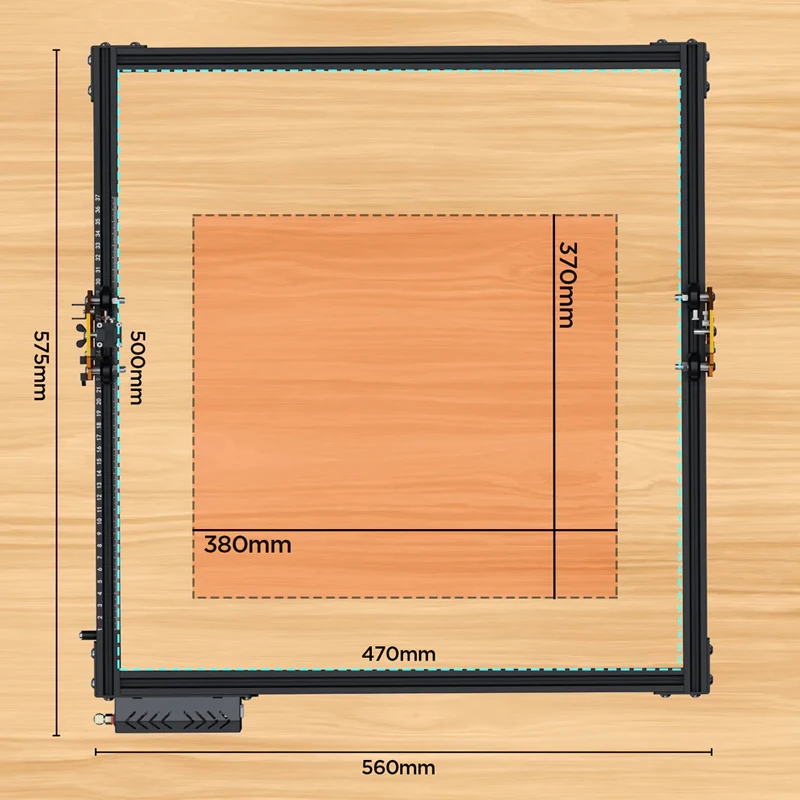 ACMER-E10 Honeycomb Laser Bed with Pins Panel Board CNC Engraving Machine DIY Choice