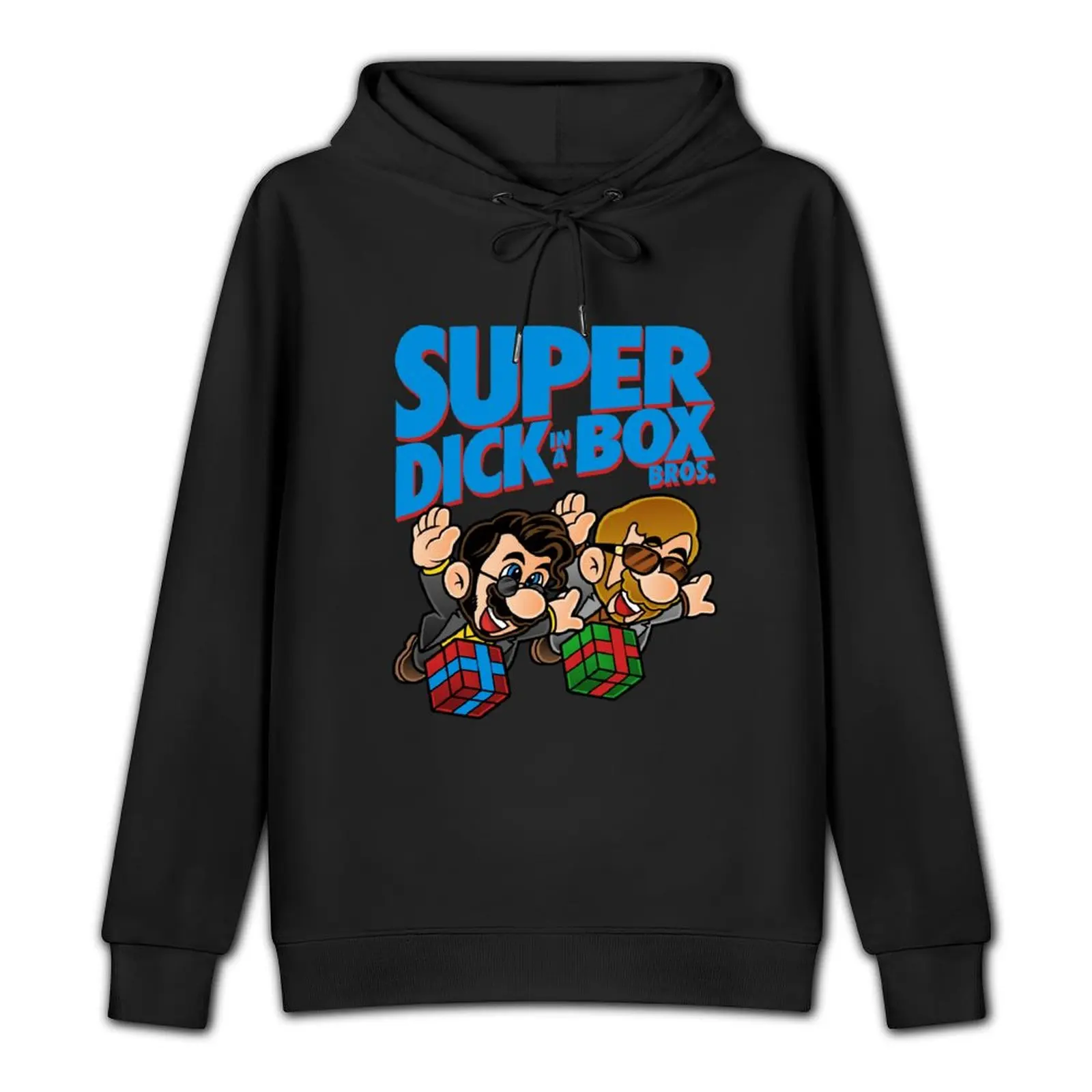 Super Dick in a Box Bros Pullover Hoodie anime clothes oversized hoodie