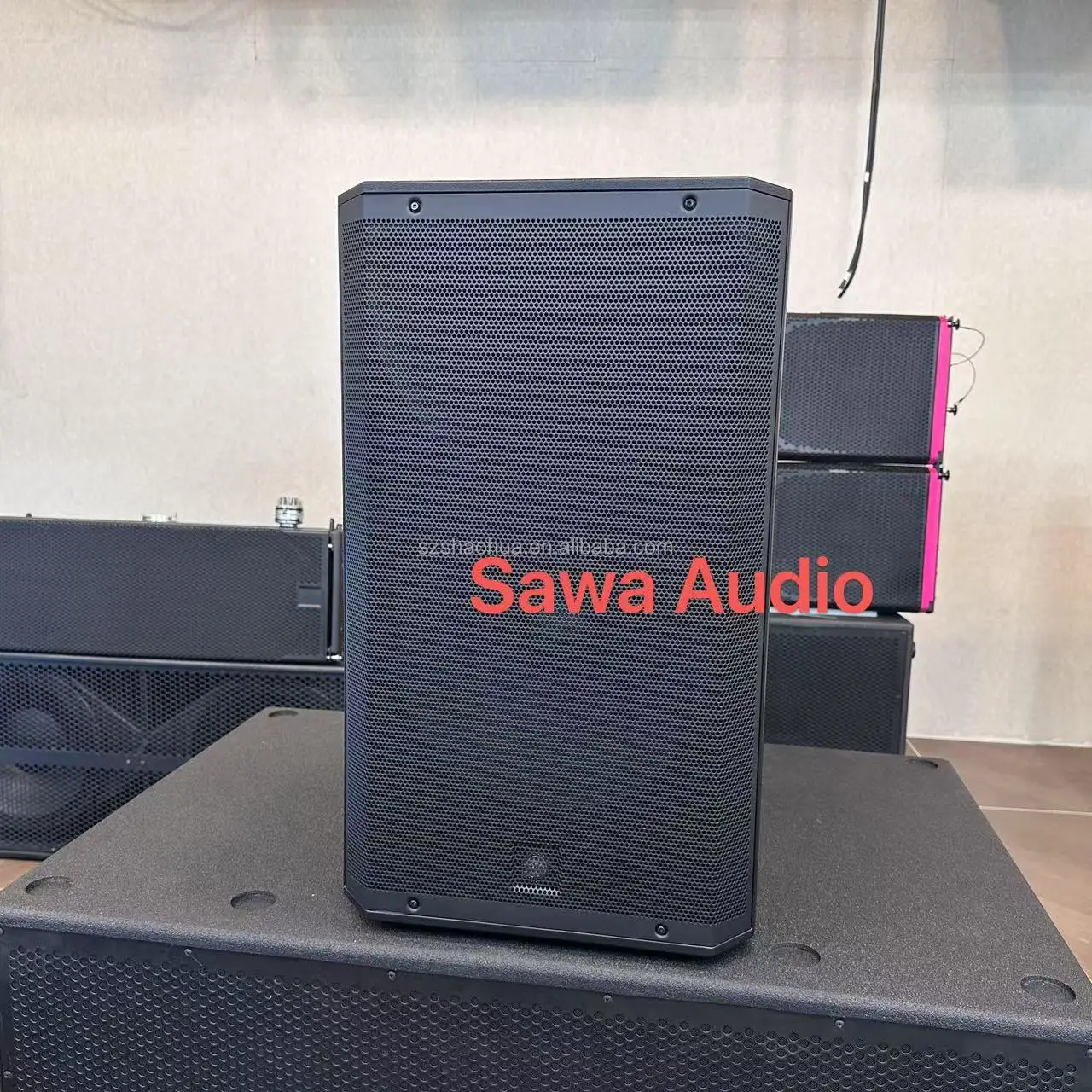 Monitor de escenario activo de 2 vías Floorlive Art915-A15, altavoz PA profesional autoamplificado para exteriores, DJ, iglesia
