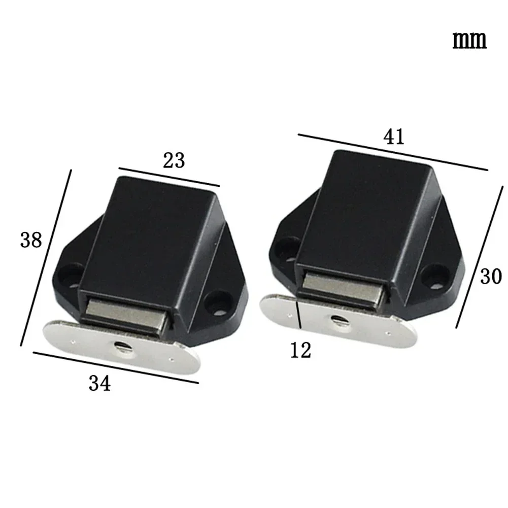 10pcs Cabinet Catches Magnet Door Stops Wardrobe Door Closer For Closet Cupboard Drawer Magnetic Latch Furniture Hardware