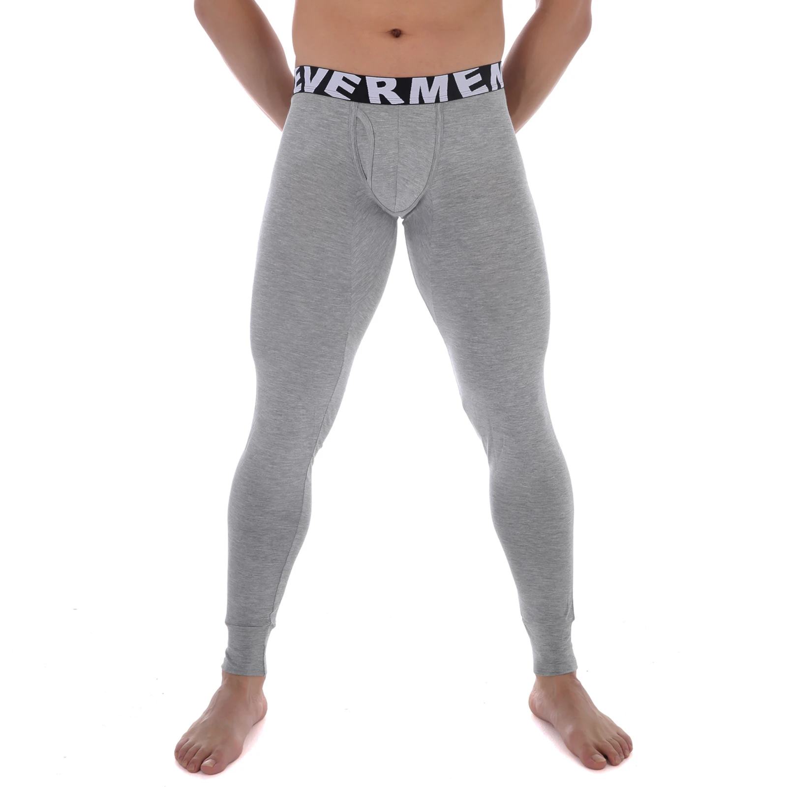 Pantalones de compresión sexis para hombre, mallas ajustadas para correr, entrenamiento deportivo, Fitness, ajuste Modal, pantalones de entrenamiento elásticos