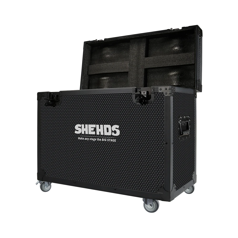 SHEHDS 2 In 1 Flight Case Aluminum Shell for 19X20W Big Bees Eyes/19X15W Wash/Button 230W Beam/MINI 230W Beam/275W 10R Beam