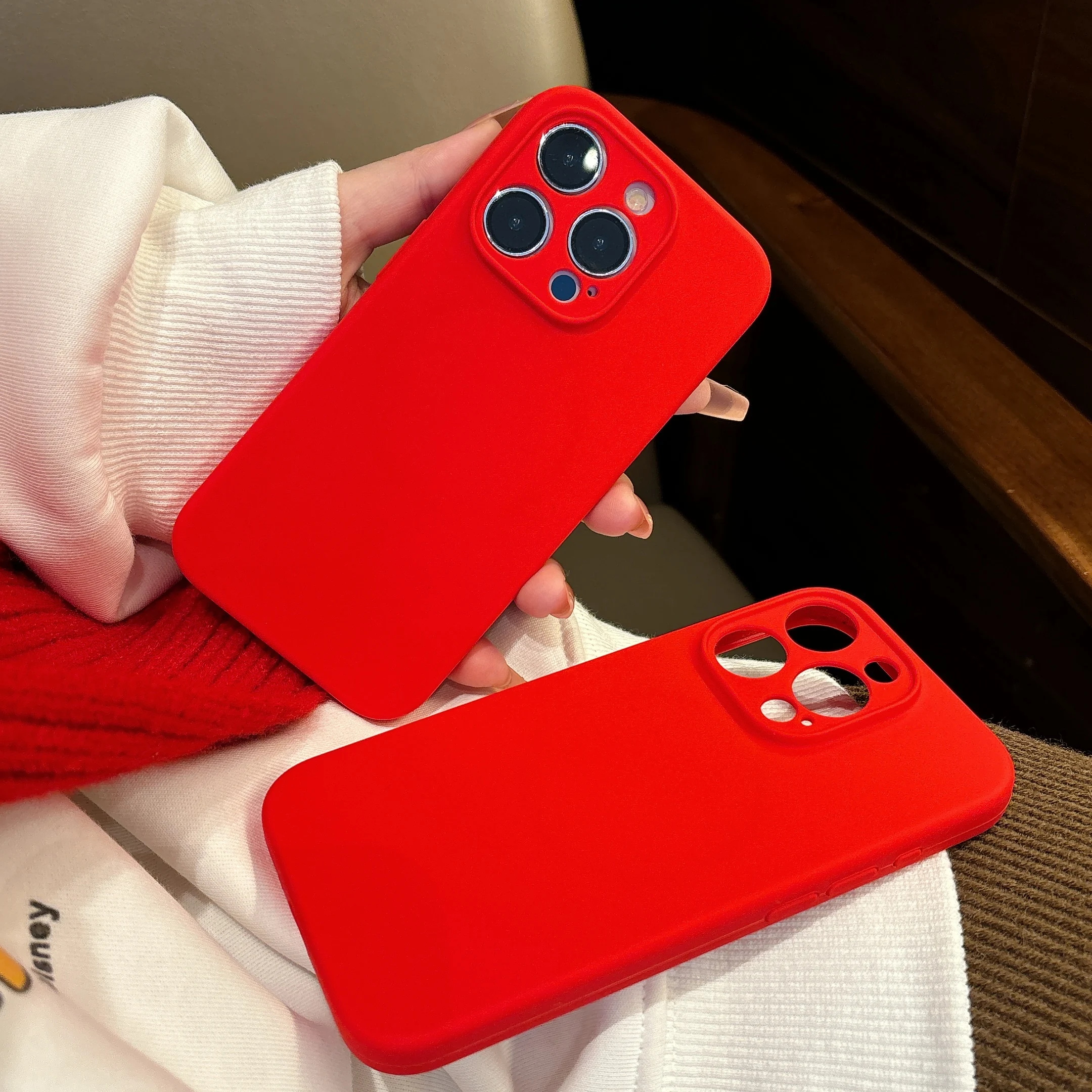 حافظة لهاتف Magsafe من السيليكون السائل باللون الأحمر المحظوظ لهاتف iPhone 16 15 14 Plus 13 12 Pro Max غطاء مقاوم للصدمات للشحن اللاسلكي المغناطيسي #2