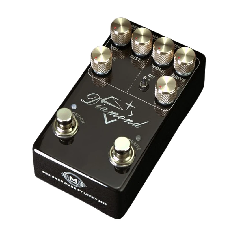 Blok Mugt Distortion And Overdrive Guitar Effect Pedal True Bypass For Guitar By Leeky,based On Moollon Tone