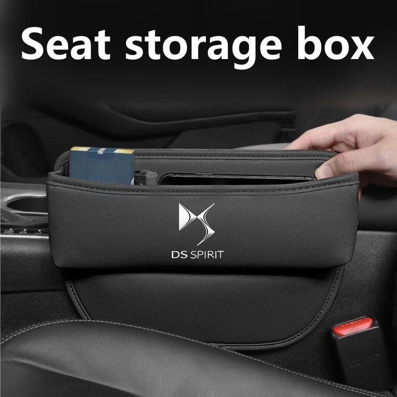 

Car Seat Organizer Leather Crevice Storage Box Car Accessories for Citroen DS DS3 DS4 DS4S DS5 DS 5LS DS6 DS7