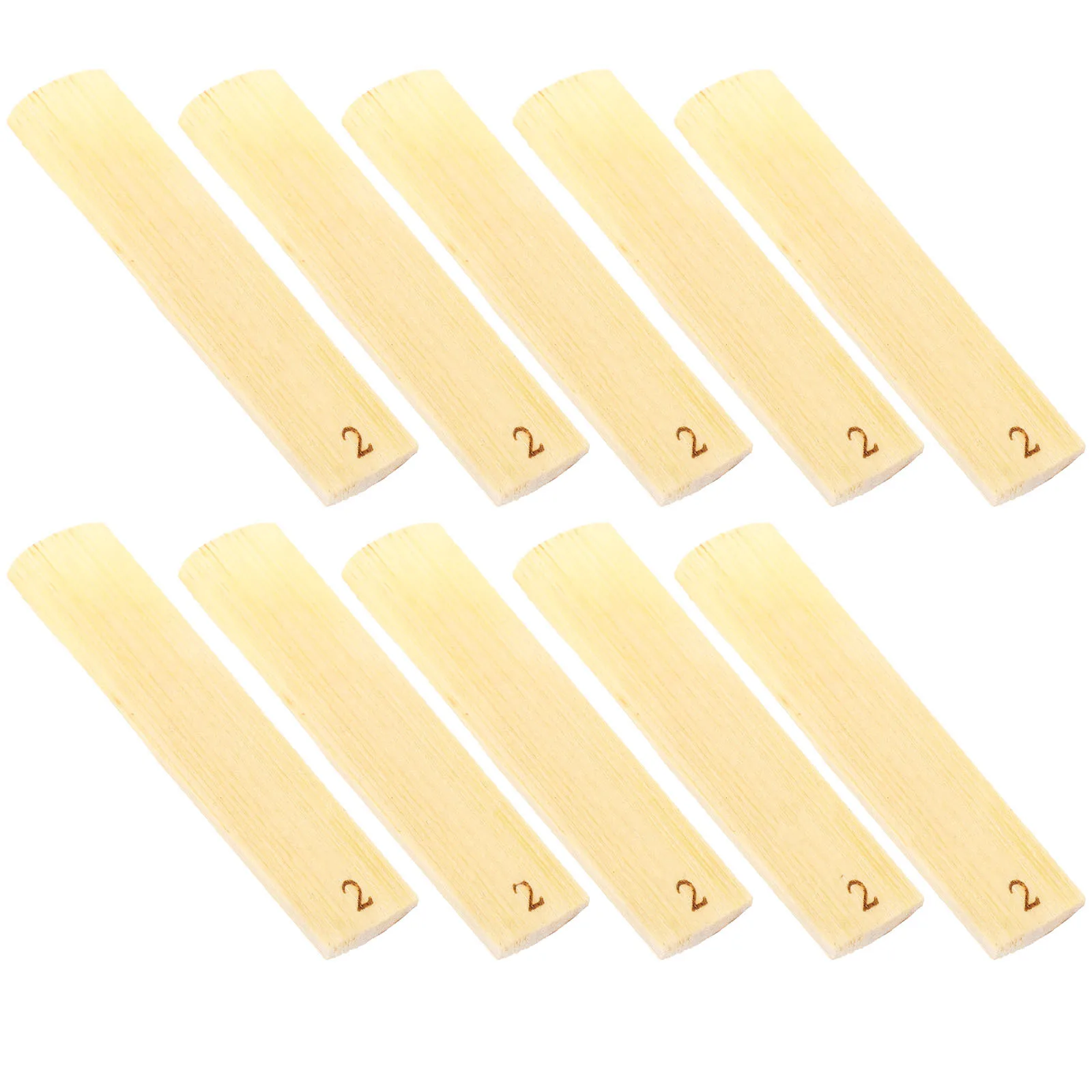 

10Pcs Replacement Sax Reeds for Alto Saxophone Strong Unbreakable Lightweight Reed for Students Artists Reliable Sound Quality