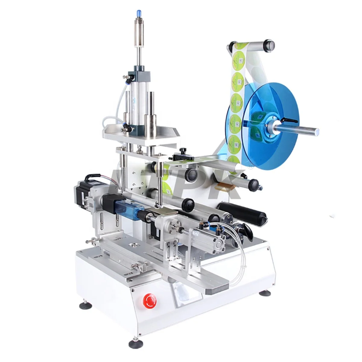 เครื่องติดฉลากสติกเกอร์แบบกลมและสี่เหลี่ยมสำหรับขวดเบียร์ ขวดน้ำ