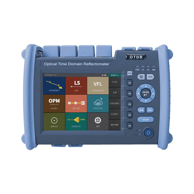 38/36Db Otdr Same Fu12 in 1 100KM MINi OTDR 1310/1550nm 26/24dB Fiber Optic Reflectometer Touch Screen VFL OLS OPM NK6000 OTDR