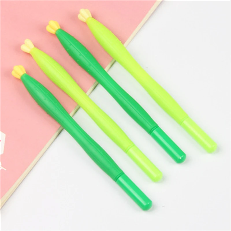 

DL Small fresh cucumber creative soft simulation 0.5 black neutral pen pen prize for students creative stationery wholesale stat