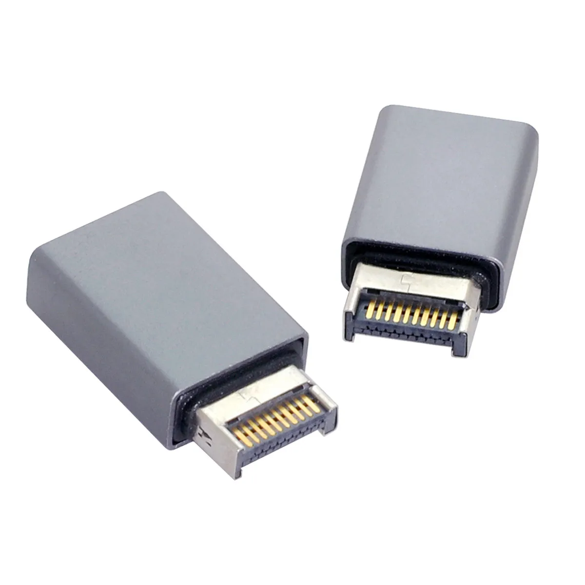 

CYSM Type-A & Type-C Header Male Type-E to USB-C Adapter 2pcs USB 3.1 Front Panel