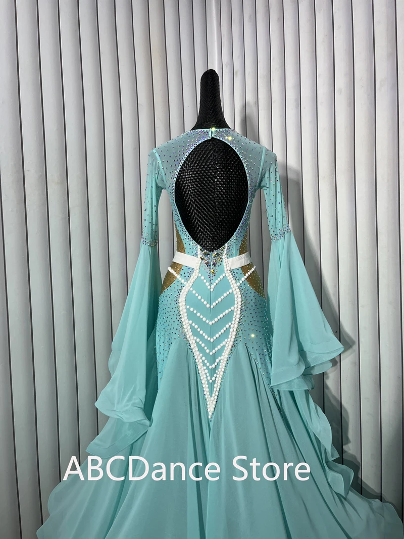 فستان رقص قاعة الرقص الصيفي فستان رقص قياسي فستان قاعة الرقص للمنافسة زي الرقص الحديث ABCDance Store