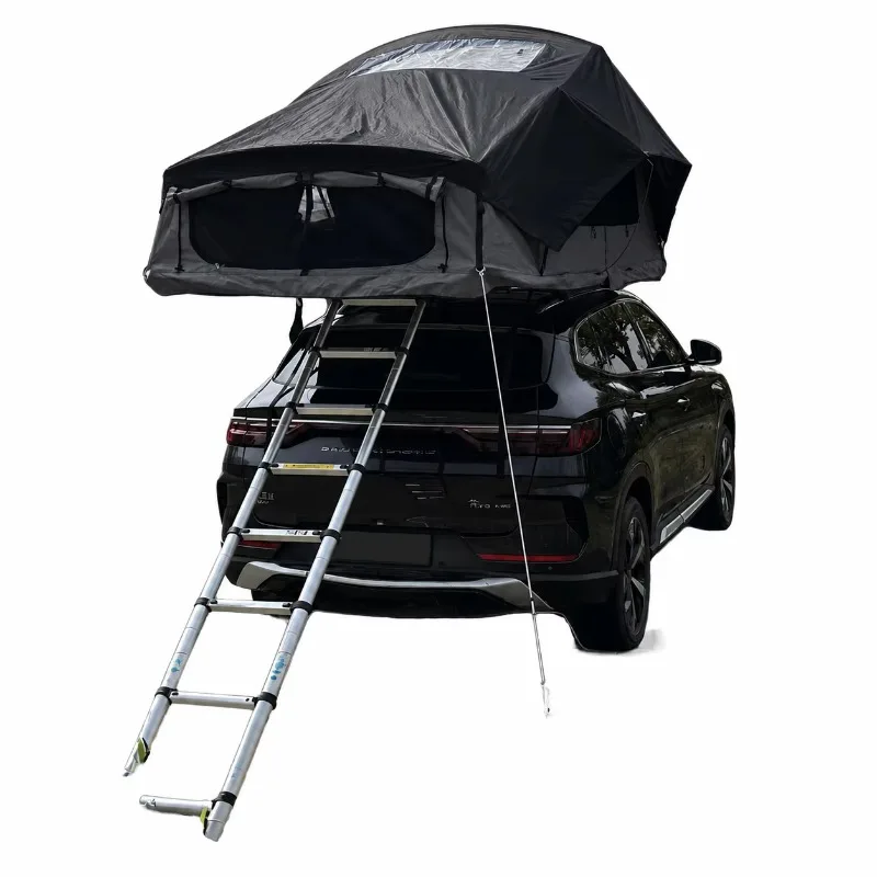 YTYINFactory Direct 4 Season Family Size Double Layer Soft Shell Roof Top Tent Customized Waterproof Large Extension Camping Car