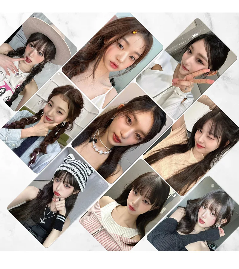 55 pz/set Kpop Lomo Cards Jang WonYoung Yujin photobcards Photo Print Lomo Card cartoline fan Collection cartoline Photo Card