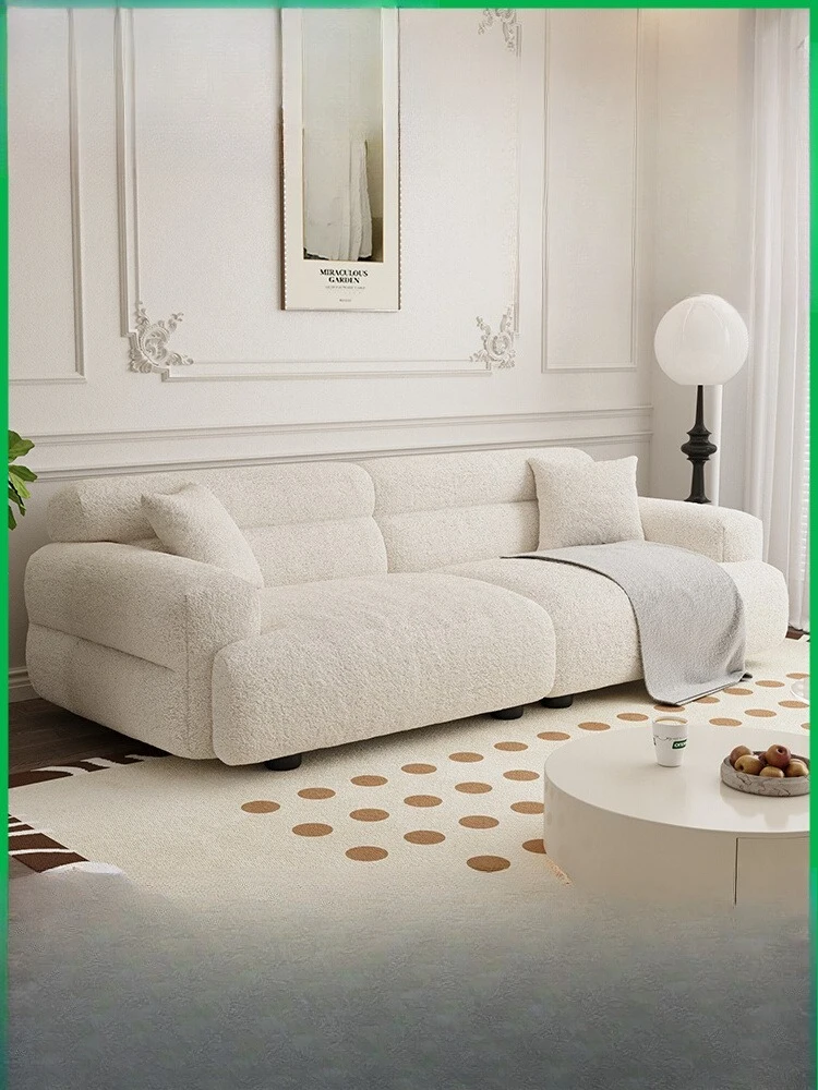 

Wind Australian velvet living room fat toast sofa modern simple small apartment straight