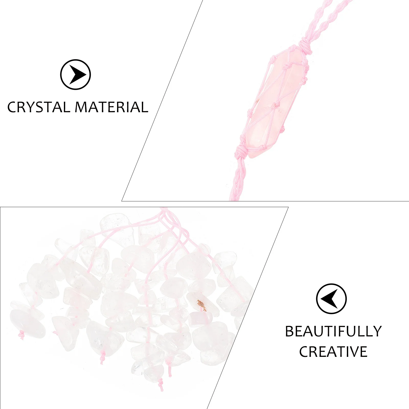 

1 Piece Pink Crystal Car Hanging Ornament for Auto Interior Decor Creative Elegant Pendant Accessory Sturdy Fade Resistant