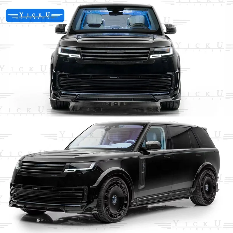 26 Styles MSY Carbon Fiber Wide Body Kit For Land Rover Executive Edition Front Lip Side Skirts Rear Lip Spoilers