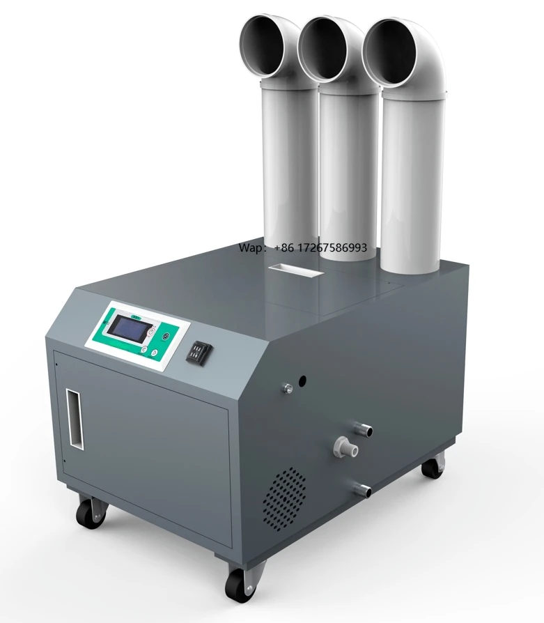 

Ultrasonic Industrial Humidifier with Disinfection Fogger 12KG/h Stainless Steel Commercial & Installation US Plug