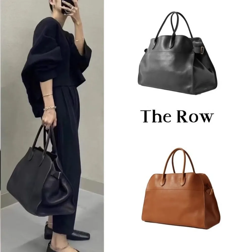 

Women's Genuine Leather Suede Large Capacity Tote Bag Versatile Commuting Shoulder Handbag Boston Bag Storage Cowhide Retro Bag